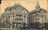 CP648N Oradea hotel Vulturul Negru carte poștală