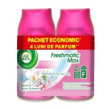 Rezerva odorizant camera Air Wick Freshmatic Magnolie si Flori de cires Duo Pack, 2x250 ml