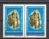 A11 TX10 9 - 1981 - Al XVI-lea congres international de istoria stiintei - Bucuresti - pereche de doua timbre