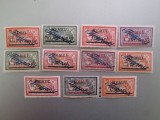MEMEL GERMANIA SUPRATIPAR POSTA AERIANA SERIE MNH/MH=260