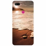 Husa silicon pentru Xiaomi Mi 8 Lite, Sunset Foamy Beach Wave