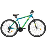Bicicleta MTB Colinelli COL23, Marimea M, 29 inch, Verde, Schimbator Shimano ST-EF500, 21 Viteze, Cadru Aluminiu, Frane V - Brake Ultimate FactoryBike
