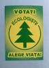Calendar 2001 partidul ecologist