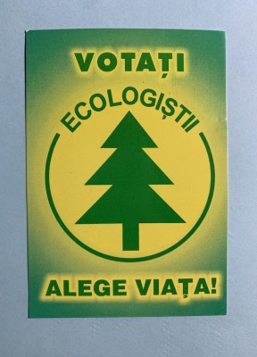 Calendar 2001 partidul ecologist foto