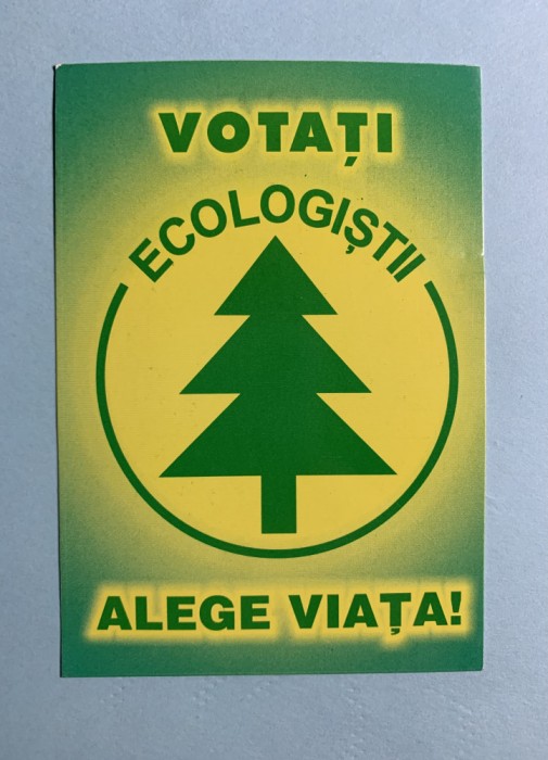 Calendar 2001 partidul ecologist