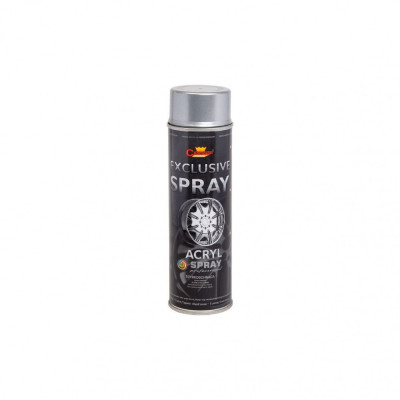 Spray vopsea Profesional CHAMPION Argintiu pentru JANTE 500ml Automotive TrustedCars foto