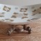 Fructiera, elegant obiect decorativ PE SUPORT METALIC CU PICIORUSE metalice