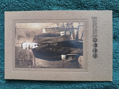 fotografie vechi atelier , dimensiuni 16 cm x 11 cm . Avocat Nanes foto