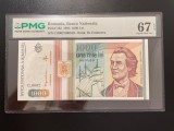 Romania 1000 lei 1993 pick 102 grad 67 pmg serie