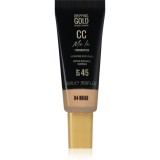 Dripping Gold CC Me In Mini Trial make-up cu textura usoara SPF 45 culoare Beige 04 5 ml