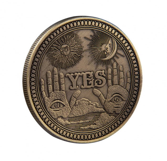Moneda pentru colectionari, predictie decizie, Gothic Copper Yes or No, aramie