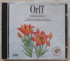 CD Carl Orff ?? Carmina Burana [conductor : Hymisher Greenburg] foto