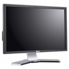 Monitor 24 inch LCD Full HD, Dell 2409WFP, Black &amp;amp; Silver, Display Grad B, Lipsa Picior foto