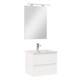 Mobilier complet de baie Vario Forte 60 alb-alb