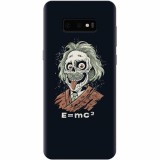 Husa silicon pentru Samsung Galaxy S10 Lite, Albert Einstein Caricature
