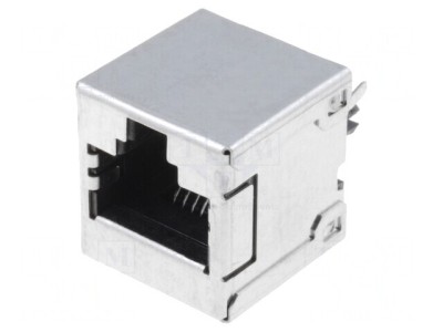 Soclu RJ45 8p8c Aurit Cat3 Ecranat Complet foto