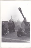 Bnk foto - Artilerie URSS - ZiS-3 Field Gun - Kiev 1983, Alb-Negru, Europa, Militar