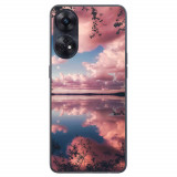 Husa Oppo Reno 8T 4G Silicon Gel Tpu Model Pink Clouds