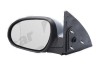 Oglinda exterioara Hyundai I30 (Fd), 03.2007-03.2012, partea Stanga, culoare sticla crom , sticla convexa, cu carcasa grunduita, cu incalzire, ajusta
