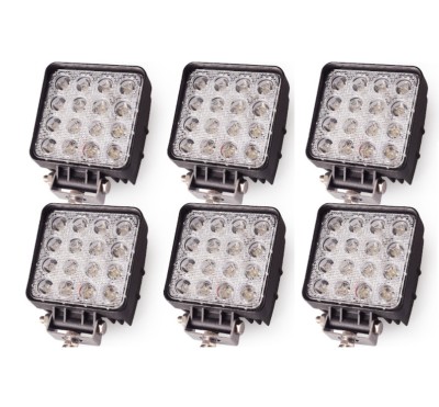 Комплект от 6 х LED проектор 48W car offroad 16 LED foto