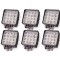 Комплект от 6 х LED проектор 48W car offroad 16 LED