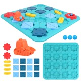 Joc logic educativ pentru construit trasee si drumuri, 38x38 cm