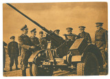 3603 - MILITARY, Gun, Romanian &amp; German Army - old postcard - unused, Necirculata, Printata