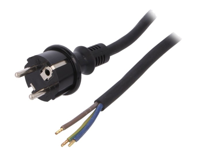 Cablu SCHUKO 4m Negru