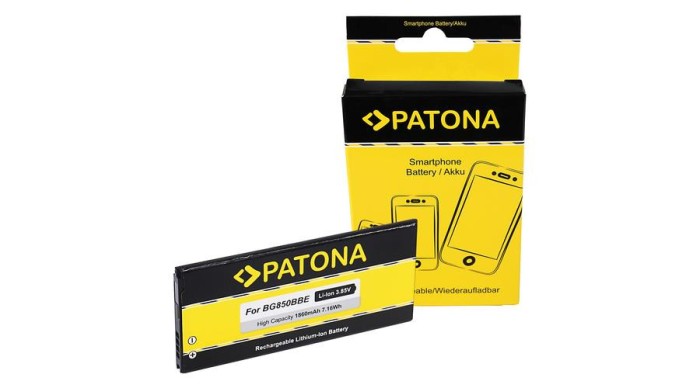 Baterie PATONA / baterie re&icirc;ncărcabilă Samsung Galaxy Alpha cu NFC EB-GB850BBE EB-BG850BBC SM-G8 - Patona