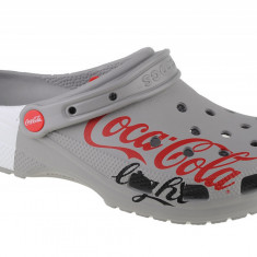 Papuci flip-flop Crocs Classic Coca-Cola Light X Clog 207220-030 gri