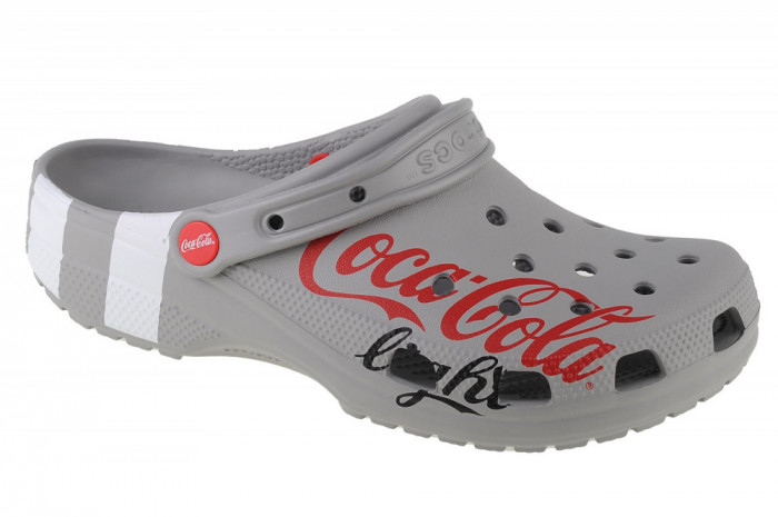 Papuci flip-flop Crocs Classic Coca-Cola Light X Clog 207220-030 gri