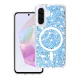Husa pentru Samsung Galaxy A36 5G / A56 5G - Techsuit Sparkly Glitter MagSafe - Blue