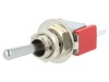 Comutator Basculant SPDT ON-ON TE Connectivity, 2A 250VAC, Montare PCB, Gemini A, Gri