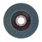 Abraziv/smirghel lamelar frontal, zirconiu, P120, 125 mm