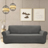 Husa universala pentru canapea standard cu 3 locuri, imitatie catifea, culoare, AVEX