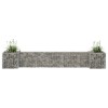 VidaXL Jardinieră gabion &icirc;n formă de H, 260 x 40 x 40 cm, s&acirc;rmă oțel 145658