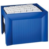 Suport plastic pentru 35 dosare suspendabile, HAN Karat - albastru