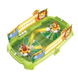Joc de masa interactiv lion battle pentru copii, flippy, 4 mingi, tabela scor, 40.7x27x14 cm, verde