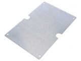 Placă de montare oțel zincată 151x214 mm