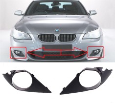 Set Grila Bara Fata Dreapta + Stanga Am Bmw Seria 5 E60 2003-2010 M-Technik 51117896604 + 51117896603 foto
