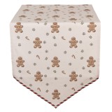 Cumpara ieftin Traversa masa Turta Dulce Craciun bumbac multicolor 50x160 cm