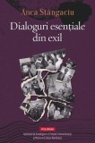 Dialoguri esențiale din exil - Anca St&acirc;ngaciu - Carte Memorii - Polirom - Brosata