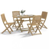 vidaXL Set mobilier de grădină, 5 piese, lemn masiv de acacia 3214236
