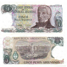 Argentina 1983-1984 - 5 pesos UNC