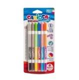 Cumpara ieftin Carioca super lavabila Carioca BiColor, 6 buc
