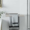 Suport pentru prosoape Argintiu 40 x 9 x 4 cm Oțel inoxidabil
