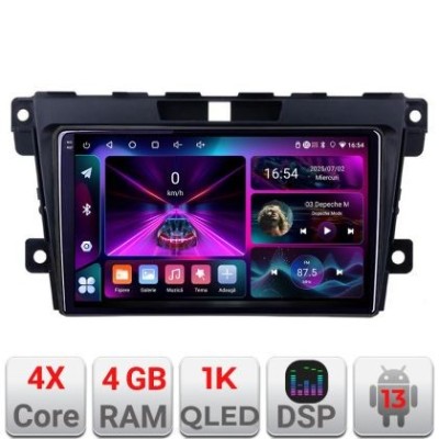 Navigatie Mazda CX-7 2009 A-097 4+64 InCell Display 1K Android Waze USB Navigatie Internet Youtube Radio CarStore Technology foto
