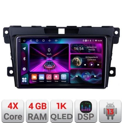 Navigatie Mazda CX-7 2009 A-097 4+64 InCell Display 1K Android Waze USB Navigatie Internet Youtube Radio CarStore Technology
