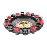 Joc Ruleta NovaLine NL004 cu shot-uri, diametru de 29 cm cu 16 pahare sticla