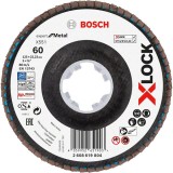 Bosch Expert for Metal - Disc lamelar profil convex 125x22.2 mm granulatie 60